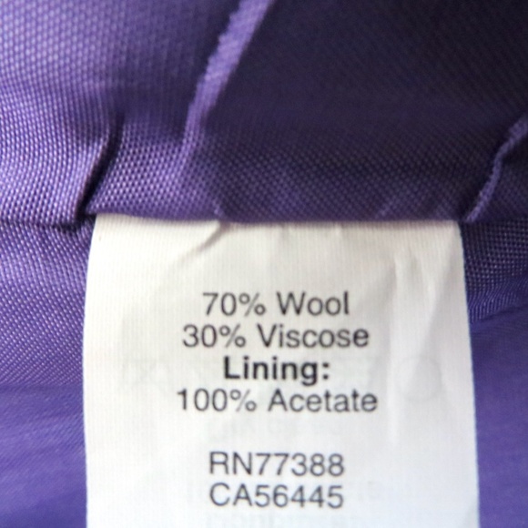 J. Crew Pencil Skirt Wool Blend Purple Size 0 - Picture 8 of 9